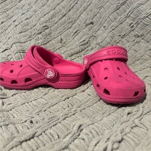 GUC PINK Crocs 5C
